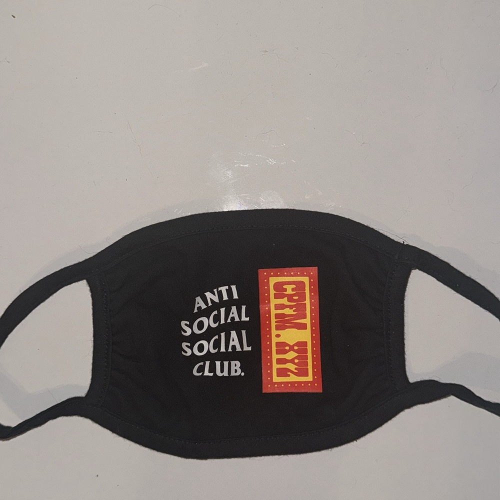 Anti Social Social Club Black Face Mask